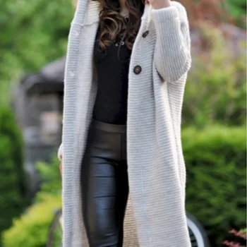 

Women'S Clothing Sweater Coats 2018 Spring Autumn Winter Cashmere Knitted Long Cardigans Sweaters Coat Women Overcoat