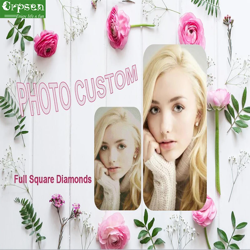 

Private Photo Custom Diamond Painting DIY 5D Full Square Drills Cross Stitch Embroidery Diamond Mosaic,Home Decoration Gift