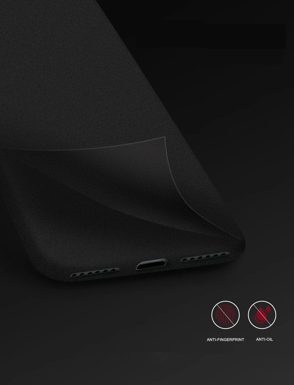 MaxGear givré mince sable Texture TPU étui pour iphone XS Max XR couverture mat étuis pour iphone 6 S 7 8 Plus X coque de téléphone