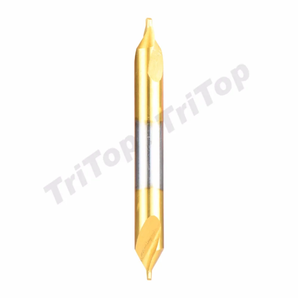 

5pcs/lot D1-6*60degree HSS high quality Containing cobalt golden coating center drill bit shank 60degree free shipping