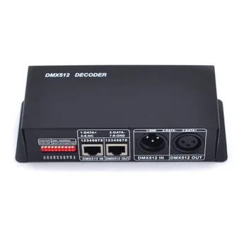 

Input 5V 12V 24V DC 4 Channel 4A/CH DMX512 Controller Led Decoder Dimmer For Project