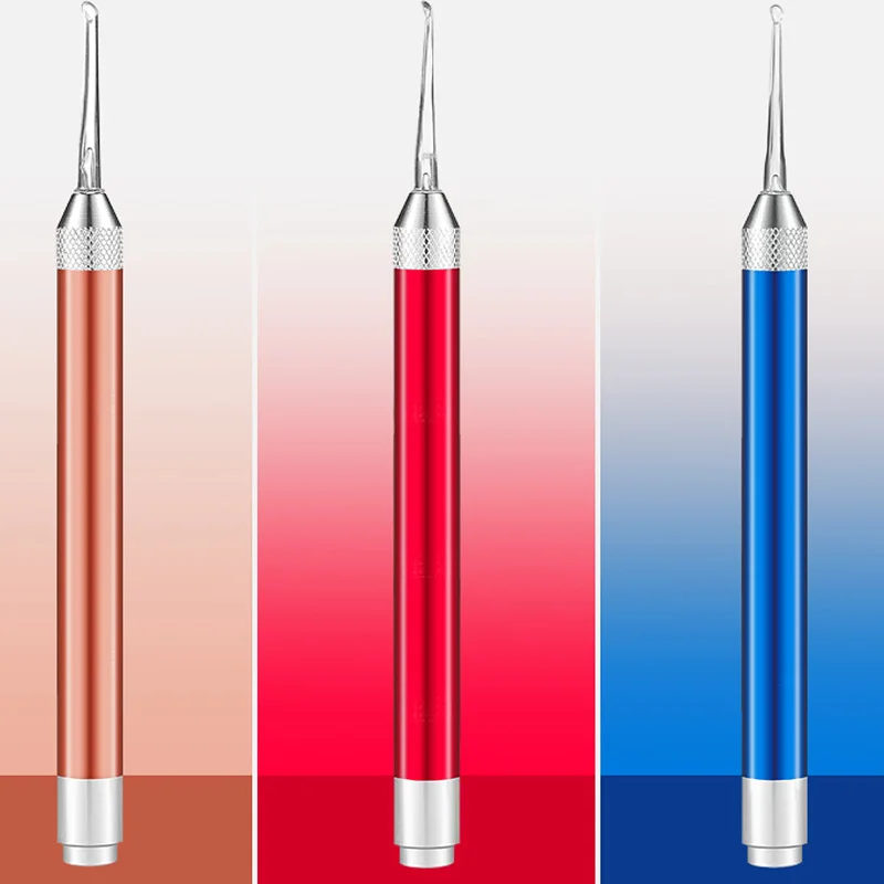 

Ear Cleaning Earpick Earwax Remover Luminous Baby Ear Wax Cleaner Flashlight Ear Curette Light Spoon Health Care Tool For Kids