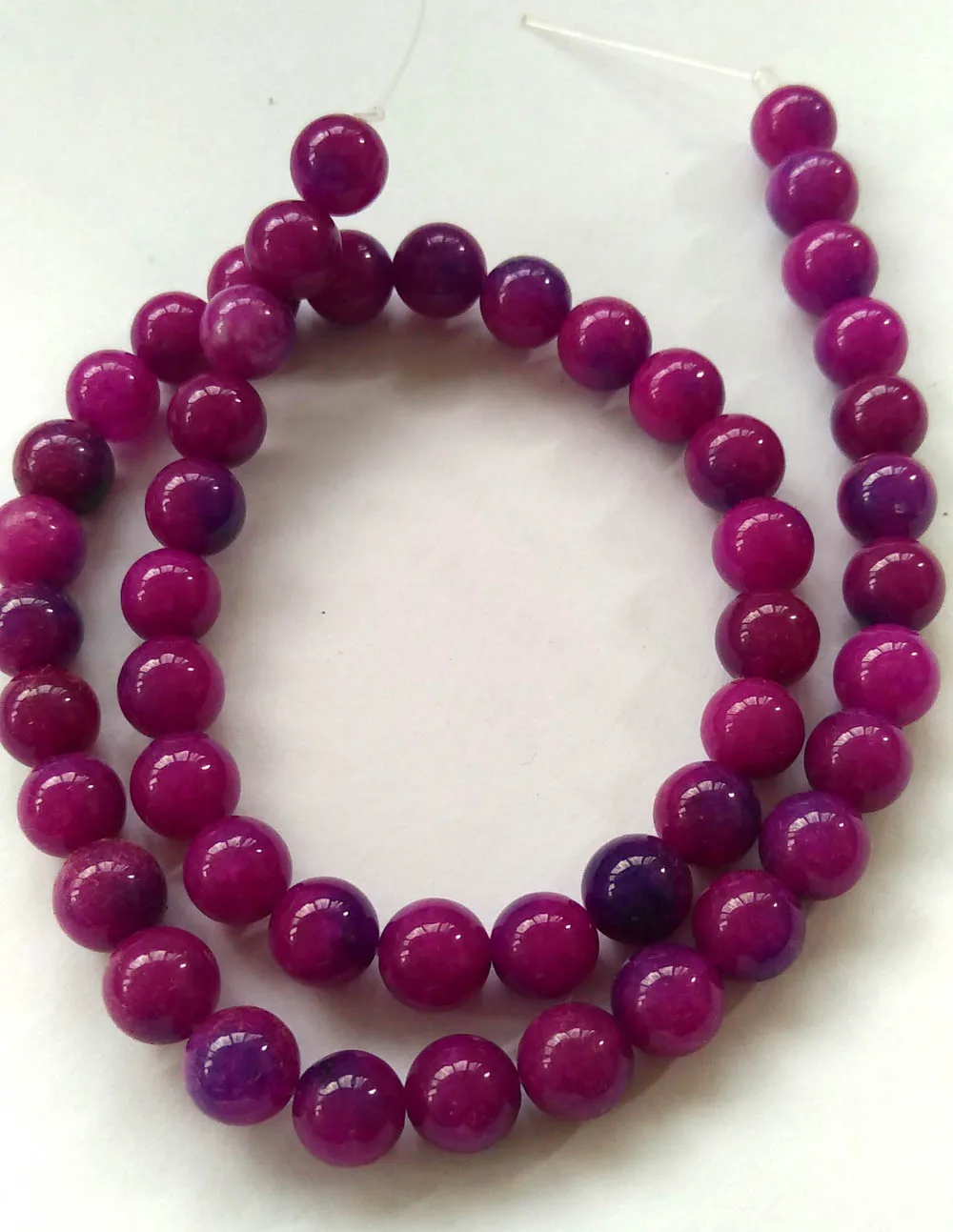 Оптовая продажа 6/8/10/12/14 мм драгоценный камень Sugilite Jasper фиолетовые круглые бусины