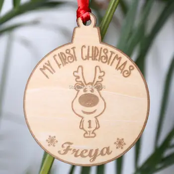

Baby's First Christmas Ornament - Christmas Decorations - Personalized Baby - Christmas Gift - First Christmas - Newborn Christm