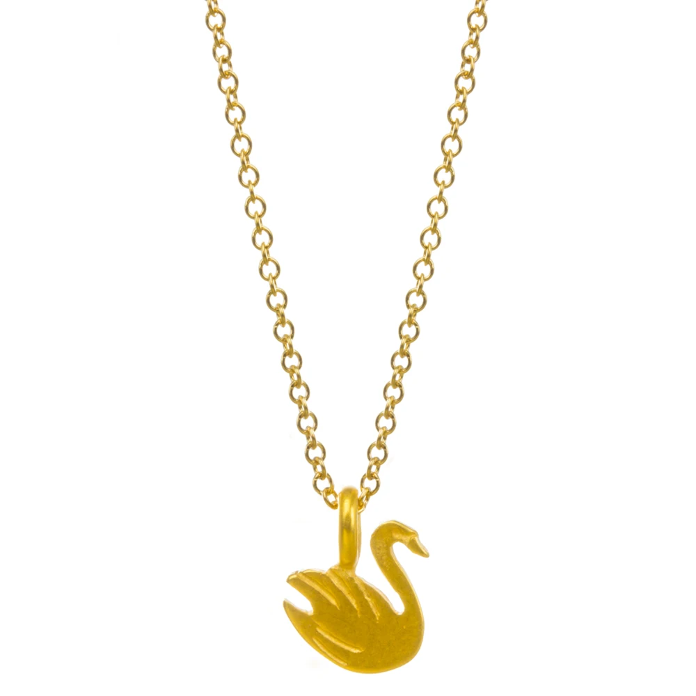 Hot Sale Graceful Swan Necklace Gold 