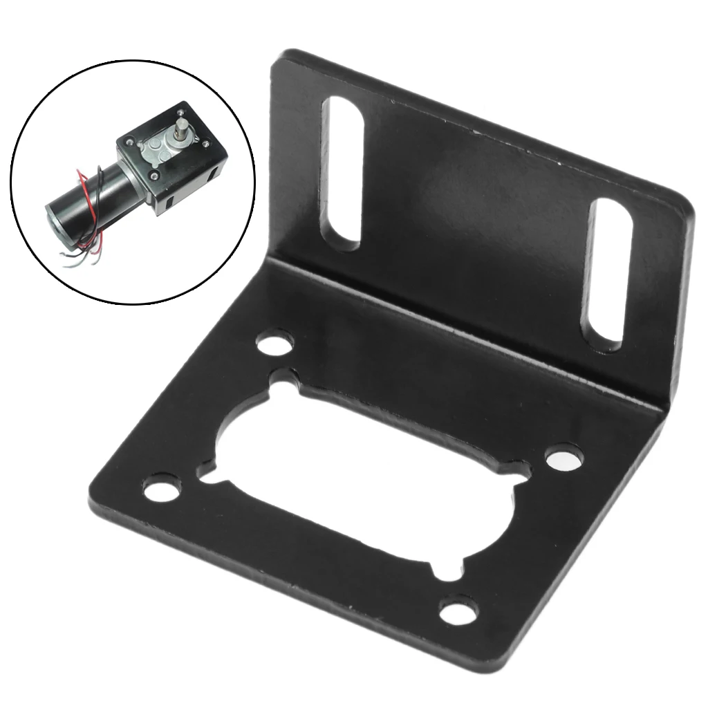 

JGY-370 worm gear mounting bracket for helical DC motor worm gear operation #0604