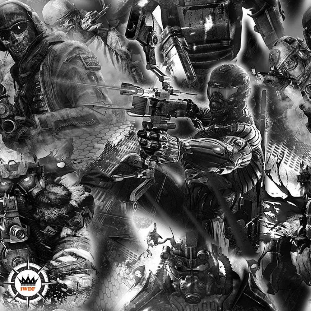 WDF747 10 square Snipers pattern water transfer printing film Width 0.5M hydrographic films | Автомобили и мотоциклы