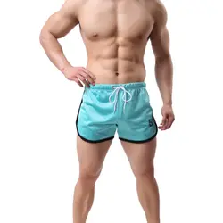 Новый Для мужчин летние повседневные шорты Мужские Шорты для купания для похудения Для мужчин s пляжные короткие штаны мужские Фитнес