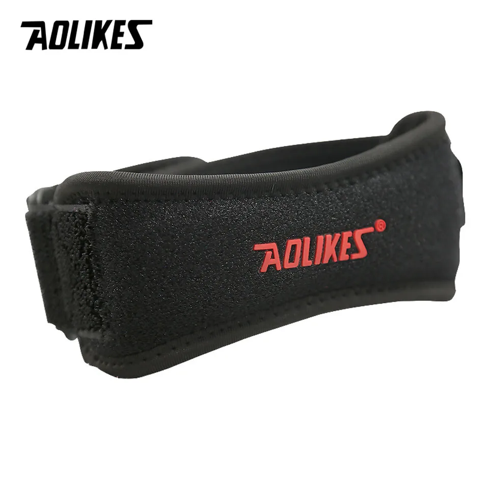 AOLIKES 1PC Patella Knee Strap, Adjustable Knee Brace Patellar Tendon Stabilizer Support Band for Knee Pain Relief, Jumpers Knee