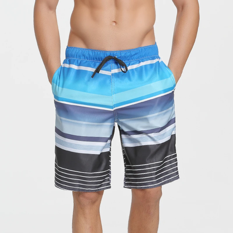 

Men Printed Beach Shorts Quick Dry Bermuda Loose Board Shorts Men Running Swimwear Swim Surfing Bathing Spandex Trunks Plus 3XL
