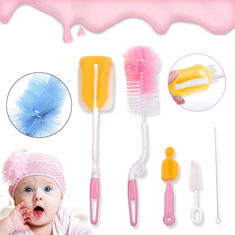 Baby Bottle Brushes for Cleaning Kids Nozzle Spout Tube Cleaning Brush