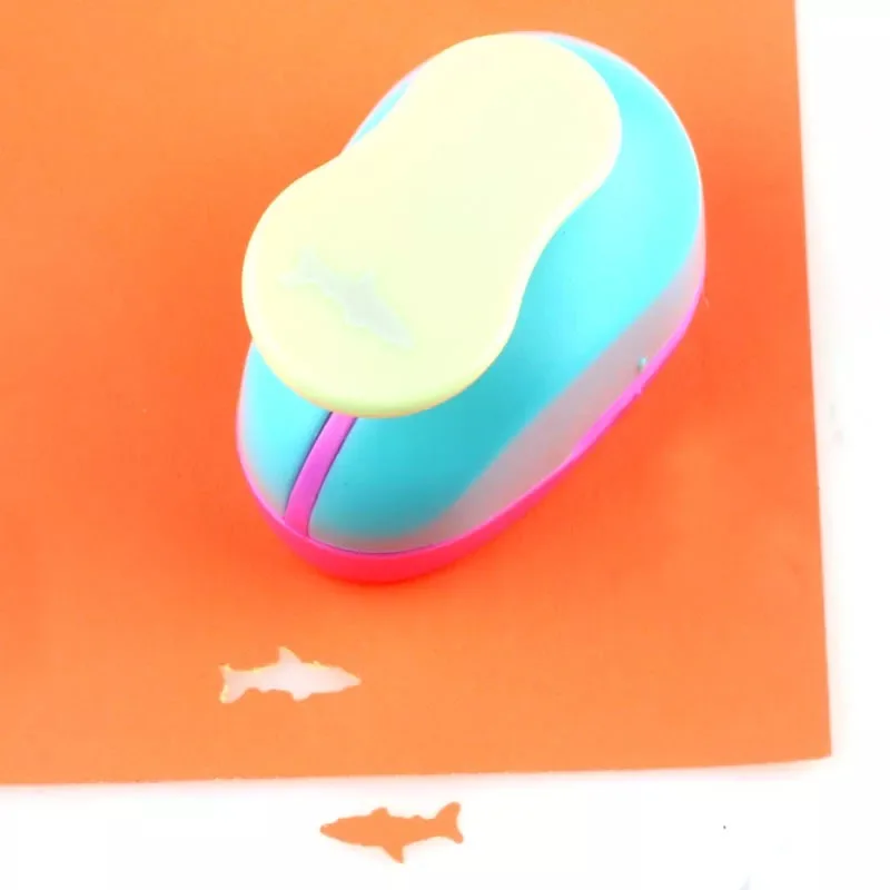 1,5 см-2,5 см рыбы ремесло удар бумаги Дырокол Скрапбукинг Дырокол DIY ручной работы Дельфин дырокол для рукоделия EVA пены Дырокол акула