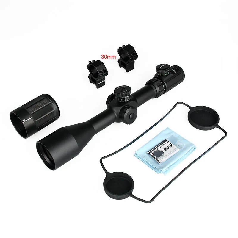 Тактический 6 24x50 коллиматор красный/зеленый мульти подсветкой сетка rilflescope Охота