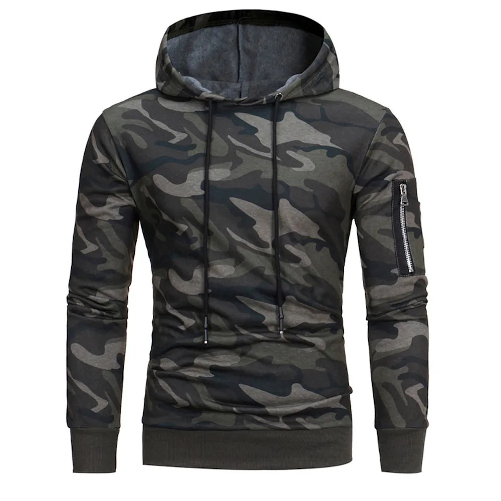 

2019 Autumn Men Hoodies Long Sleeve Hooded Sweatshirt Outwear Blouse Tops Jacket 468#