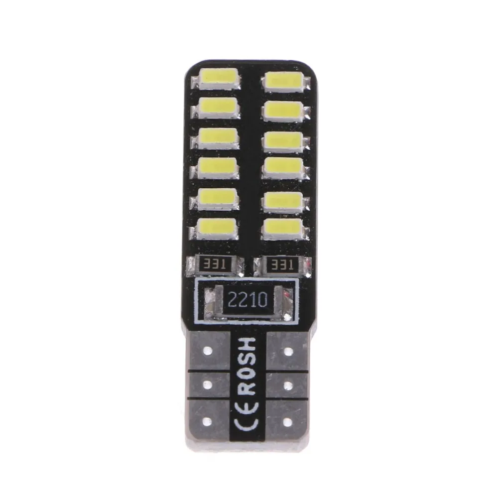 T10 LED 194 W5W 24 CANBUS 3014SMD безошибочная Автомобильная боковая клиновидная лампа