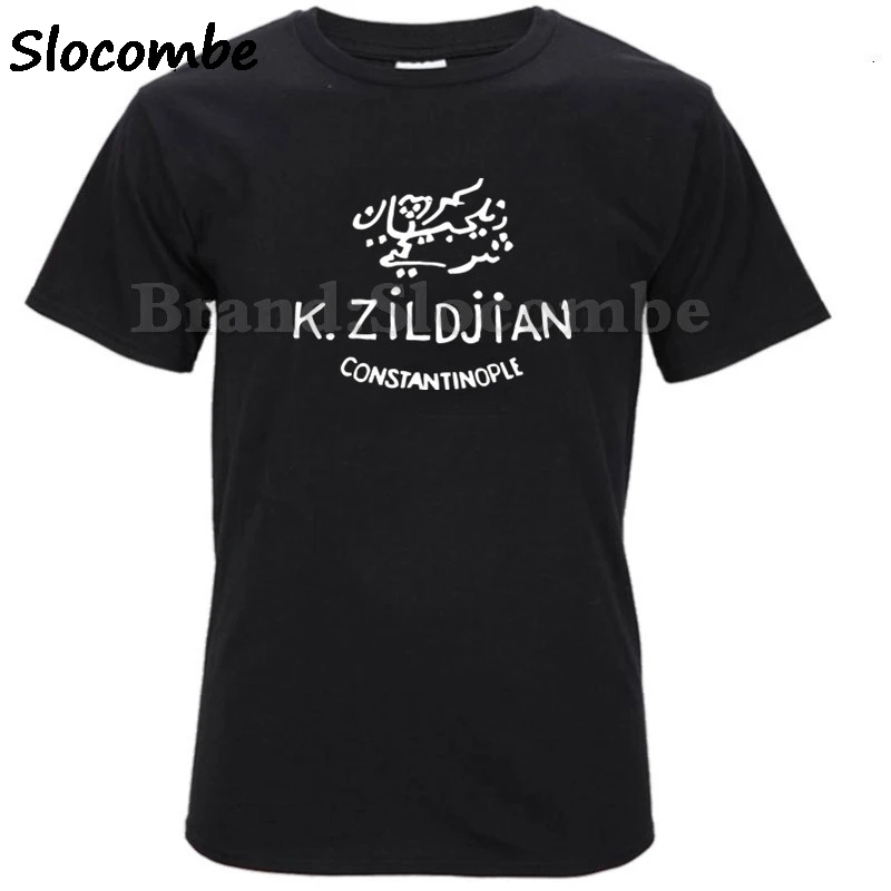 Новые летние Zildjian барабаны Для мужчин футболка новая с принтом короткий рукав