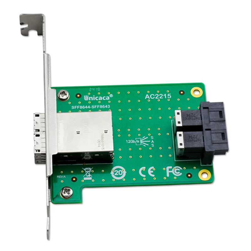 UNCACA AC2215 connects port 8643 to port 8644 Adapter CardSSD Adapters