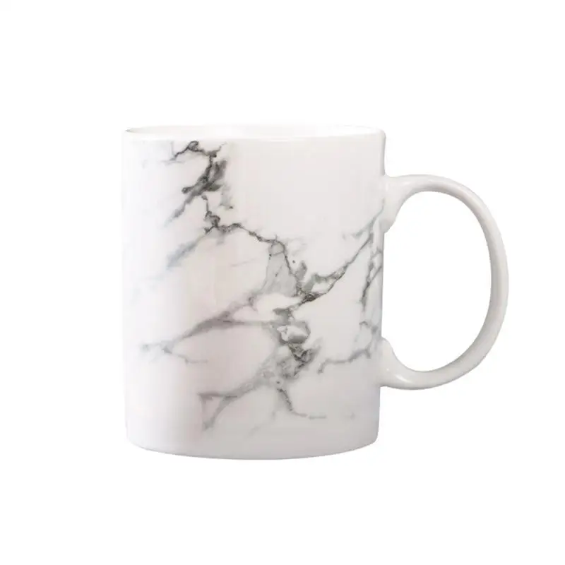 

ROSENICE 301-400ML Marble Effect Ceramic Mug Tea Cup Milk Coffee Mug Cup for Coffee Shop Home Office Fantastic Gift for Friends