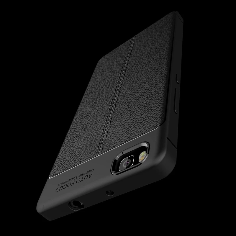 YUETUO ТПУ чехол для задней панели телефона с кожаным рисунком оболочка huawei p8 lite p 8
