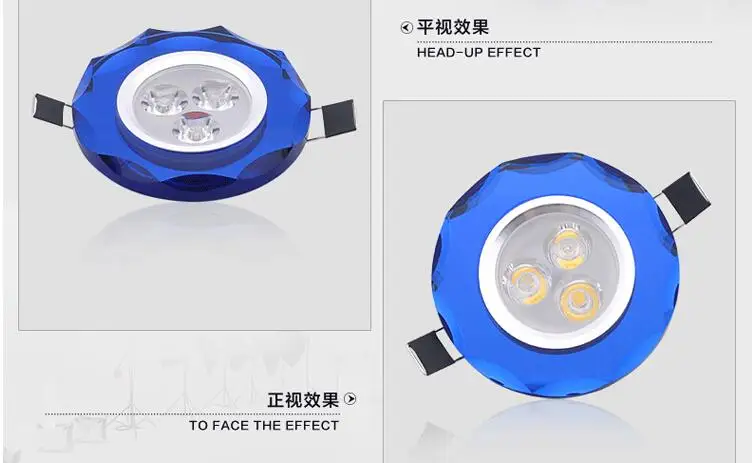 Светодиодный светильник s 3W светодиодный встраиваемый потолочный светильник хрустальный Точечный светильник лампы хрустальный светильник внутренний светильник ing