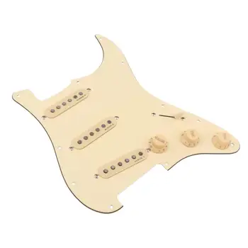 

HOMELAND Classical Prewired Loaded SSS Pickguard Alnico V Pickups ST Guitar