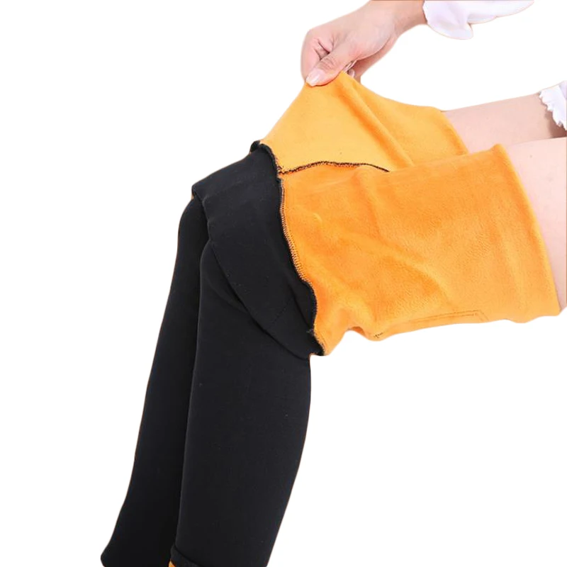 2018 New Winter Women Fleece Lined Leggings Elegant Warmth Leggins High