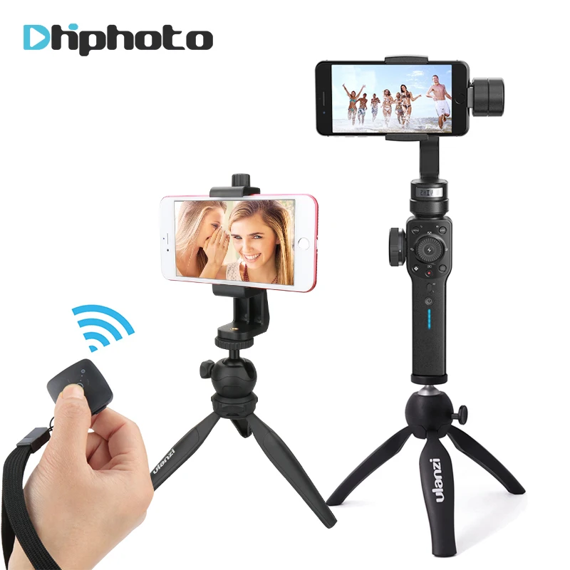 Ulanzi мини штатив с держателем для телефона камеры монопод iPhone X 7 Canon Nikon Gopro