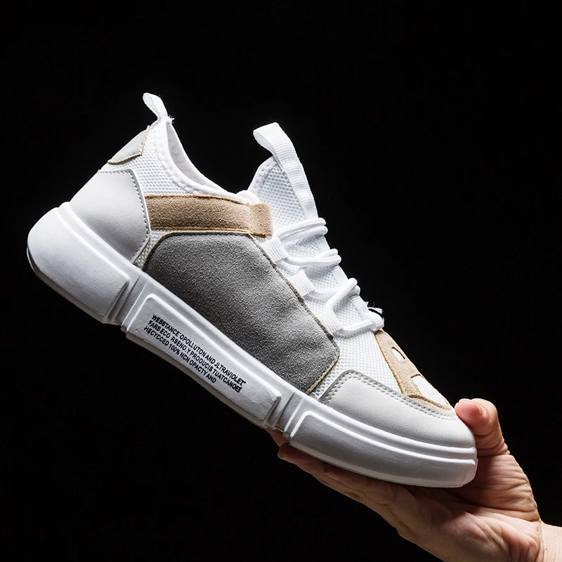 

Spring Thick Sole Men Shoes Casual Mesh Breathable Platform Sneakers zapatos hombre Fashion Walking Male Shoes Chaussures Hommes