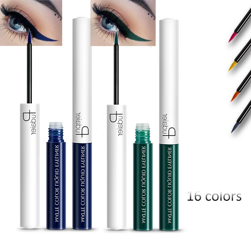 

Pudaier 2018 New Makeup Liquid Eyeliner Professional 15 Colors Waterproof Eye Liner Pencil Liner Glitter Eyeliner Pigment Party