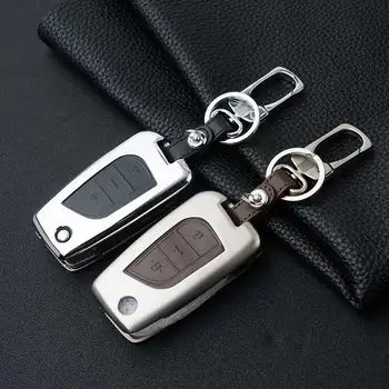 

High quality Car Styling Key Cover Case For Toyota RAV4 Corolla Prius Hilux Camry Highlander Prado REIZ Crown Auto Accessories