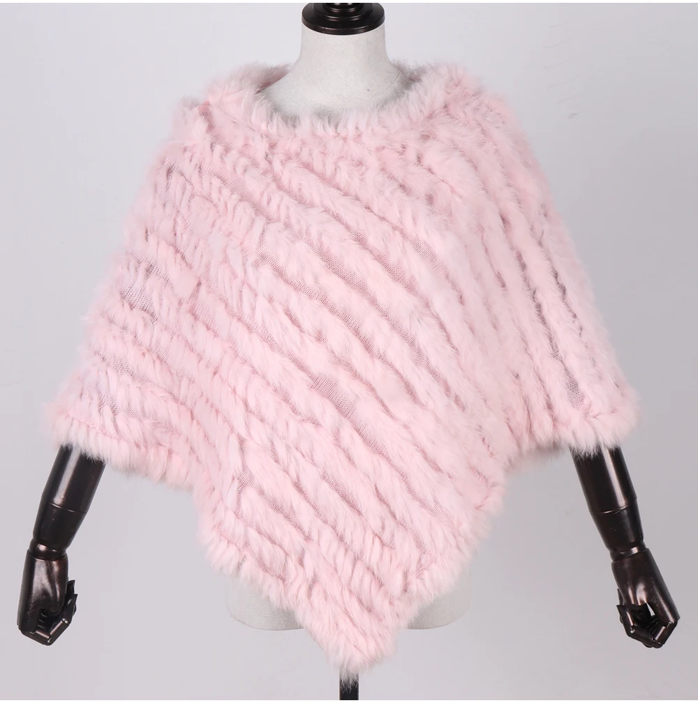 Новинка 2019 года, женские вязаные шарфы-пончо из натурального кроличьего меха на весну и осень, шаль из пашмины, оптовая продажа, розничная