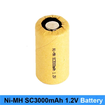 

5PCS Ni MH Ni CD 1.2v battery 2000mah 10c 15c high power rechargeable nimh battery screwdriver battery robot Ni-MH sc3000mah SE