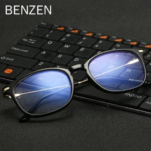 BENZEN Винтаж очки для чтения, защищающими от вредного синего излучения компьютерные очки оправа для очков, Для женщин Для мужчин очки для близоруких каркасные с Чехол 5077