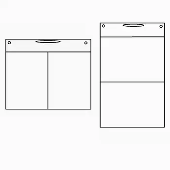 

2000pcs Transparent Vertical and Horizontal Soft ID Badge Holders PVC Name Card Case Certificate plastic Horizontal