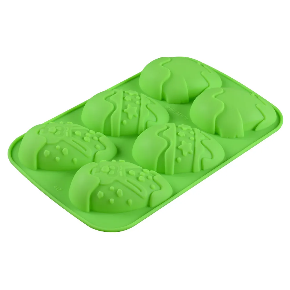 

6 Cavity Shaped Mousse Chocolate Mould Baking Pastry Tools Cake Decorating Tools Accessories Silicone Mold