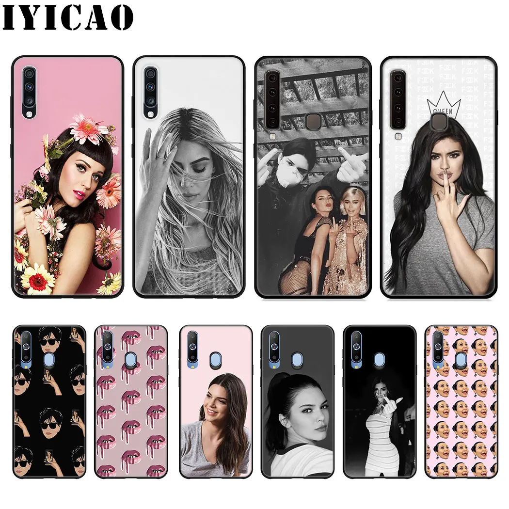IYICAO Kim Kardashian Soft Case for Samsung Galaxy A9 A8 A7 A6 2018 Plus A3 A5 2016 2017 Phone |