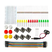 Стартовый набор Uno R3 мини Макет светодиодный Перемычка провода кнопка для arduino Diy Kit школа образование лаборатория