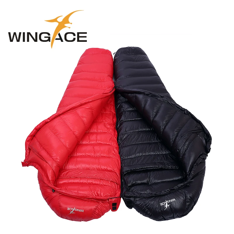 Спальный мешок WINGACE Fill 1000 г с гусиным пухом для кемпинга походов сверхлегкий