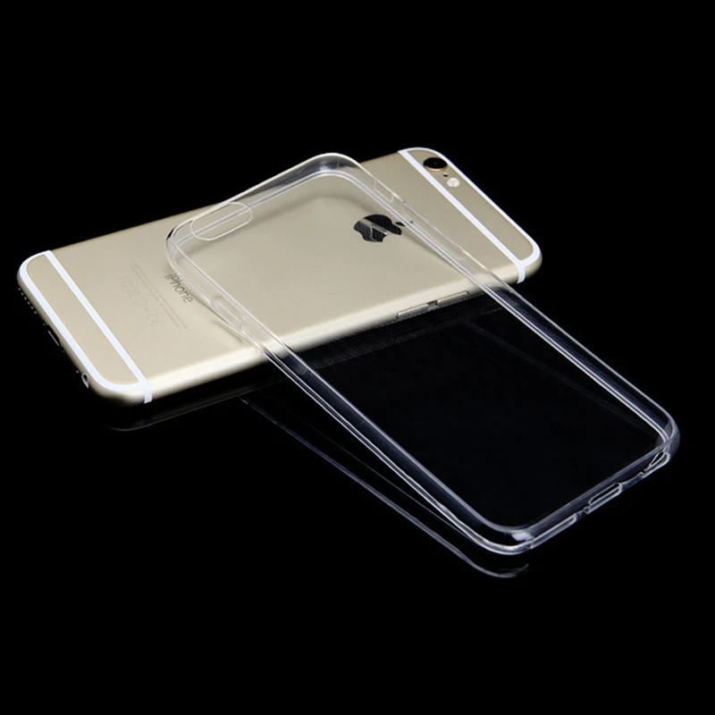 Прозрачный ультра тонкий Тонкий силиконовый чехол для Iphone 5 5s se чехлы прозрачная