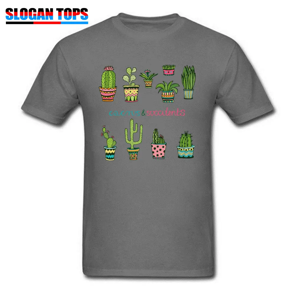 succulent plant cactus Camisa T Shirt Short Sleeve for Students 100% Cotton Autumn O-Neck Tshirts cosie T Shirts Wholesale succulent plant cactus carbon