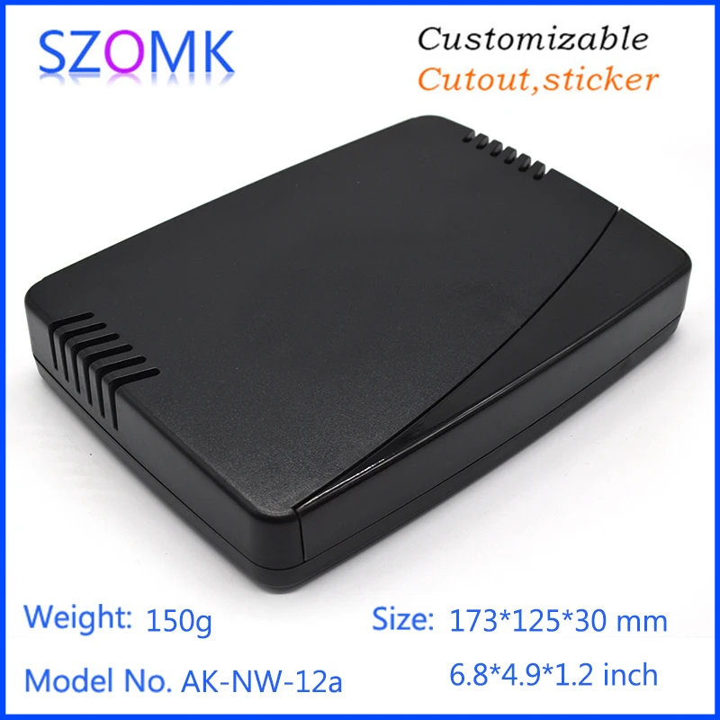 

one piece High quality plastic wifi router electronics junction box for project plastic junction box case connector173*125*30m