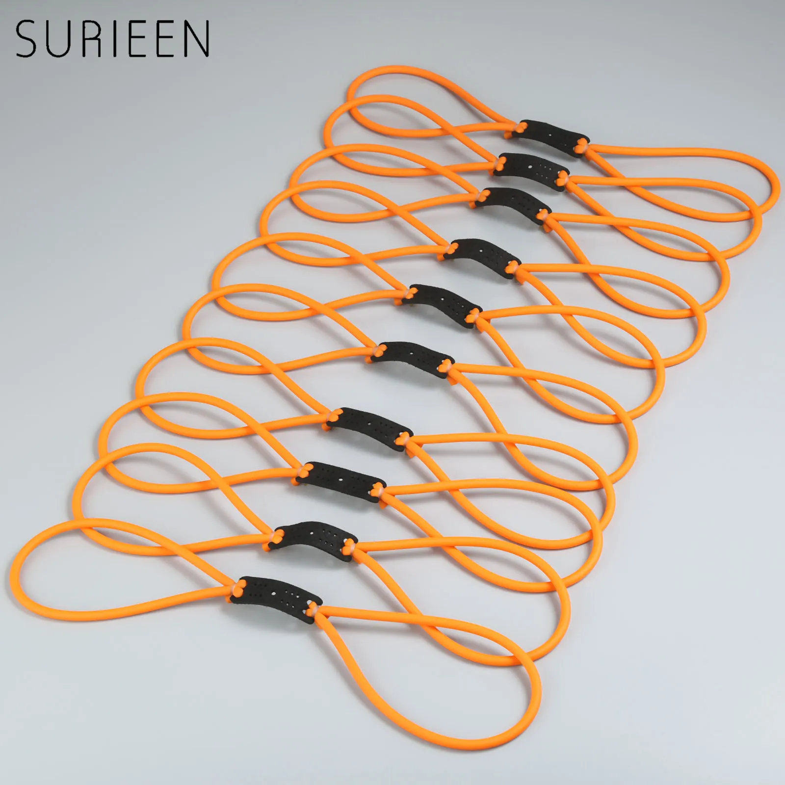 SURIEEN 10PCS /LOT Slingshot Rubber Band Practical Natural Latex
