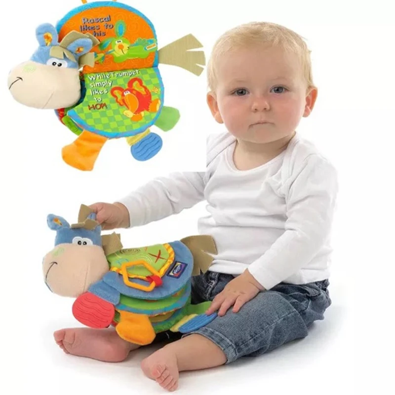 Livre En Tissu Animal Jouets Pour Bebes De 0 A 12 Mois Livre D Activites De Developpement Jouet D Apprentissage Et D Education Pour Nouveau Nes Livres Souples Et Depliants Aliexpress