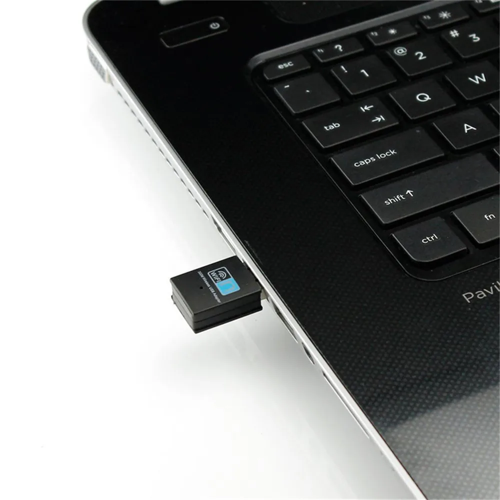 2 4 ГГц 300 Мбит/с черный мини USB беспроводная внешняя сетевая карта WiFi приемник