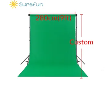 

Sunsfun 2.8x1m fotografia Photography studio Green Screen Chroma key Background Backdrop for Studio Photo lighting Non Woven