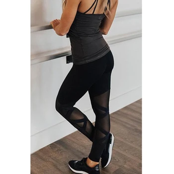 

Women Summer Casual Sport Pants High Waist Fitness Leggings Ladies Running Gym Scrunch Trousers 2019
