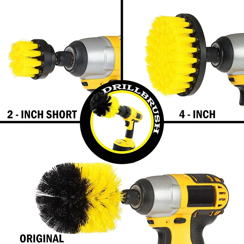 3pcsSet Power Scrubber Brush Drill Brush (5)