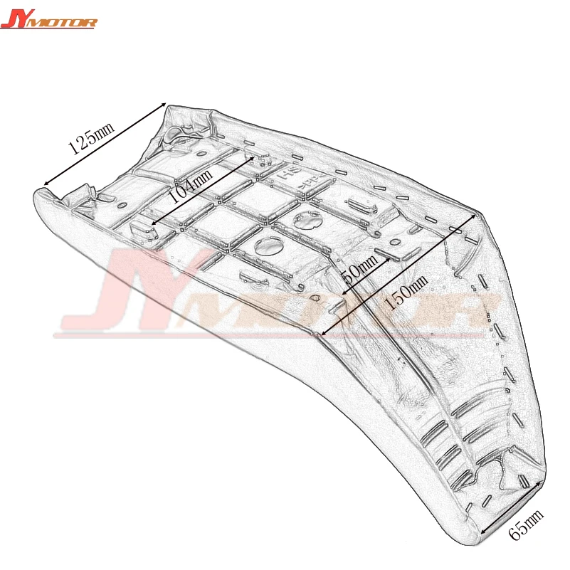 Высокое качество Пластиковые PW50 сиденья для YZF PW50 PW 50CC PEEWEE Peewee 50 Детские DIRT Pit BIKE OEM