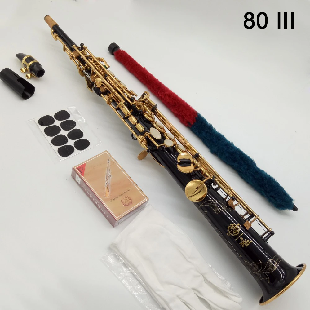 

France Brand Saxophone Soprano Selma 803 B black Sax Soprano Musical Instruments Professional with case Accessories