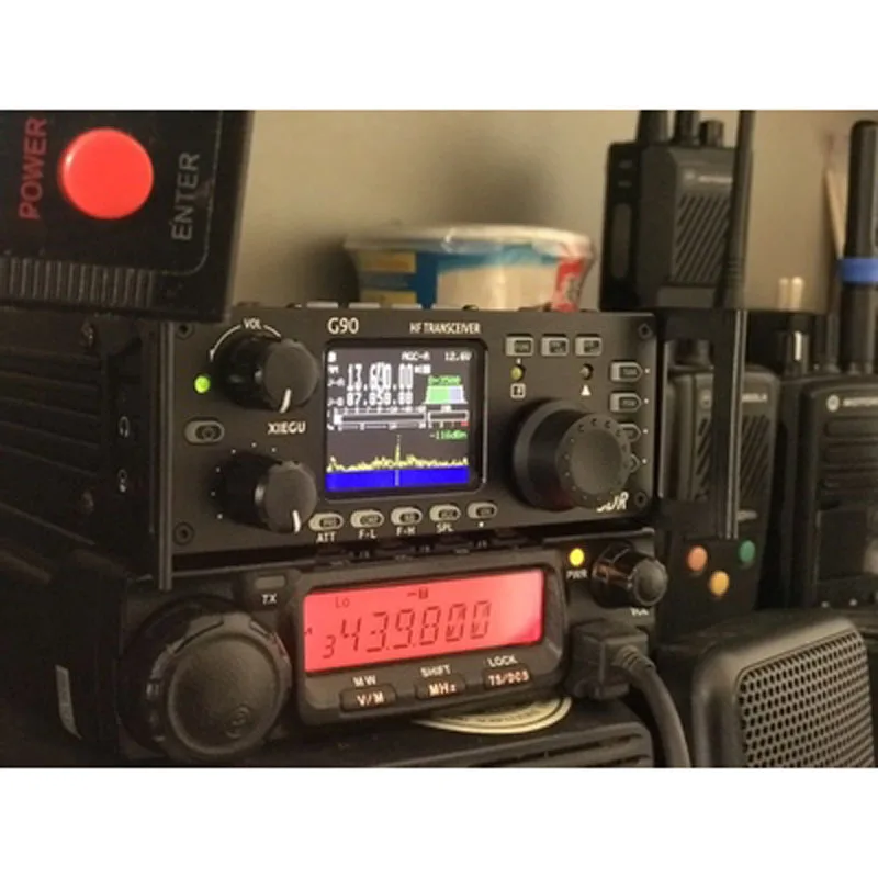 Lusya XIEGU G90 QRP HF любительский радиоприемопередатчик 20 Вт SSB/CW/AM/FM 0,5-30 МГц SDR структура со встроенным Авто антенным тюнером T0256